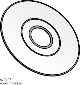 Визитка электронная вертикальная - CD-mini. Каталог рекламной продукции